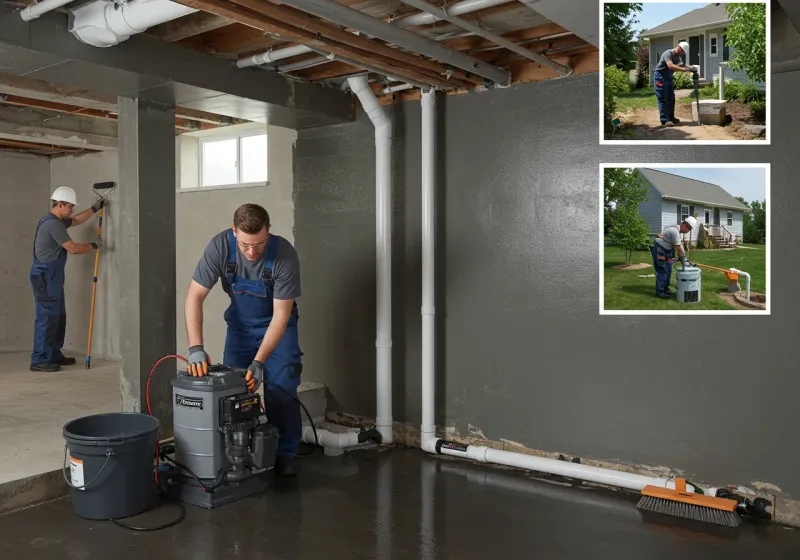 Basement Waterproofing and Flood Prevention process in Shoals, IN